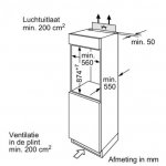 Inbouw koelkast Bosch KIL18NSF0