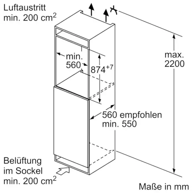 Inbouw koelkast Bosch KIR21ADD1